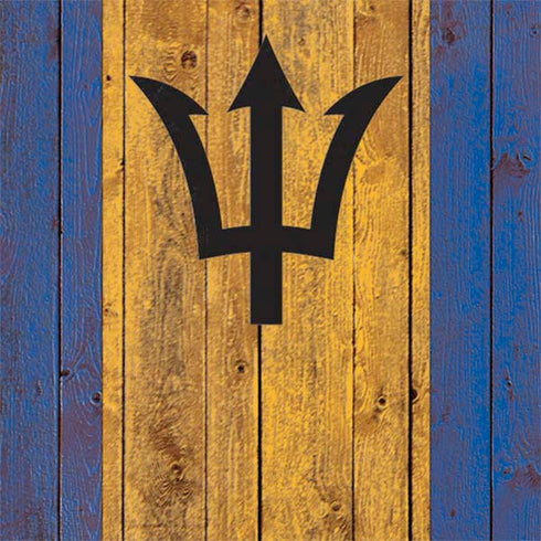 Barbados Flag Dark Wood Nintendo 2DS XL (2017) Skin